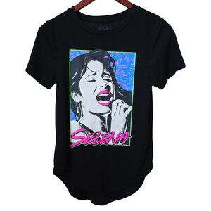 Official Selena Merchandise Selena Quintanilla Retro Pop Art Graphic Tee Shirt